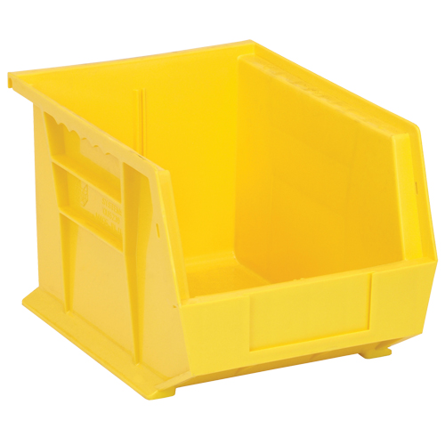Bacs ultra empilable & suspendable, 8-1/4" la, 7" h x 10-3/4" p, Jaune Superchem Industries