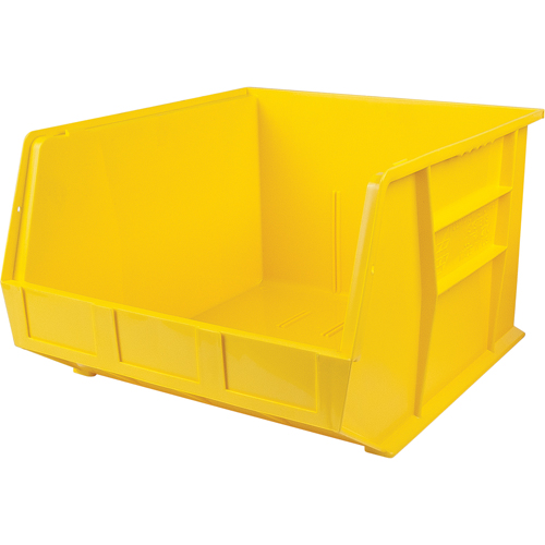 Ultra Stack & Hang Bin, 16-1/2" W x 11" H x 18" D, Yellow Superchem Industries