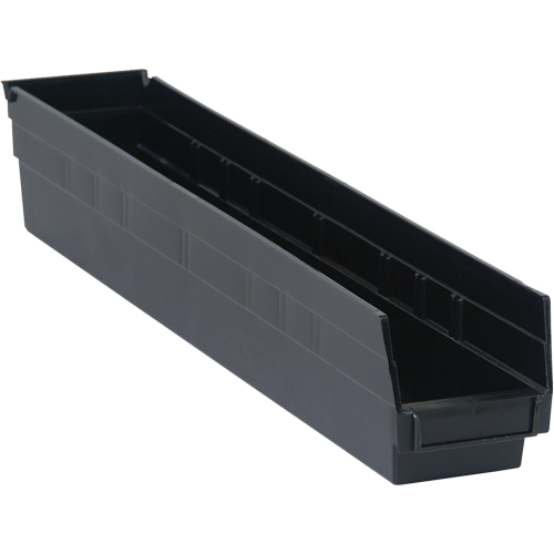 Conductive Shelf Bin, 4-1/8" W x 23-7/8" D x 4" H, 50 lbs. Capacity Superchem Industries