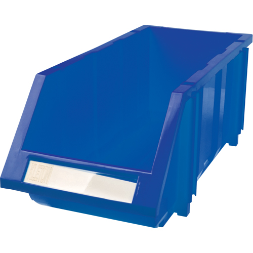 Stack & Hang Bin, 7-7/8" W x 7" H x 17-11/16" D, Blue Superchem Industries