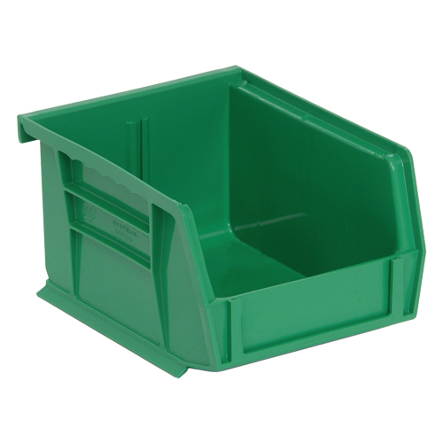 Ultra Stack & Hang Bin, 4-1/8" W x 3" H x 5-3/8" D, Green Superchem Industries