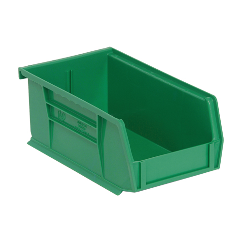 Ultra Stack & Hang Bin, 4-1/8" W x 3" H x 7-3/8" D, Green Superchem Industries