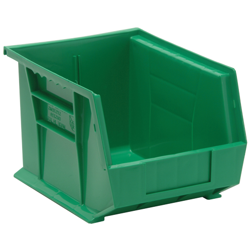 Ultra Stack & Hang Bin, 8-1/4" W x 7" H x 10-3/4" D, Green Superchem Industries