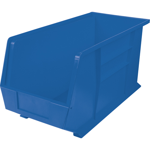 Ultra Stack & Hang Bin, 8-1/4" W x 9" H x 18" D, Blue Superchem Industries