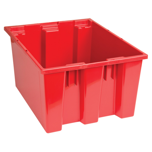 Contenants Stack & Nest, 10" x 19,5" x 15,5", Rouge Superchem Industries
