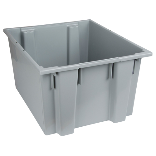Contenants Stack & Nest, 13" x 23,5" x 19,5", Gris Superchem Industries