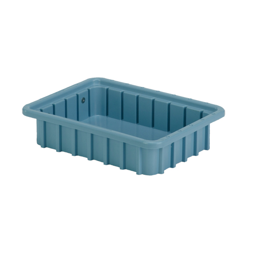 Contenants Divider Box, Poly&eacute;thyl&egrave;ne, 10,8" la x 8,3" p x 2,5" h, Bleu p&acirc;le Superchem Industries