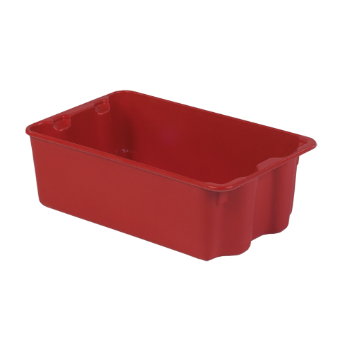 Contenants Stack-N-Nest Polylewton, 7,9" x 24" x 14,1", Rouge Superchem Industries