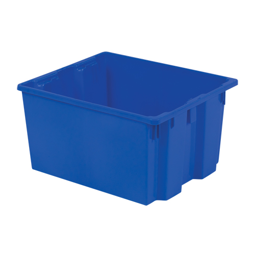 Contenants Stack-N-Nest Polylewton, 13" x 24" x 20", Bleu Superchem Industries