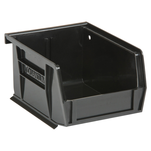 Ultra Stack & Hang Bin, 4-1/8" W x 3" H x 5-3/8" D, Black Superchem Industries