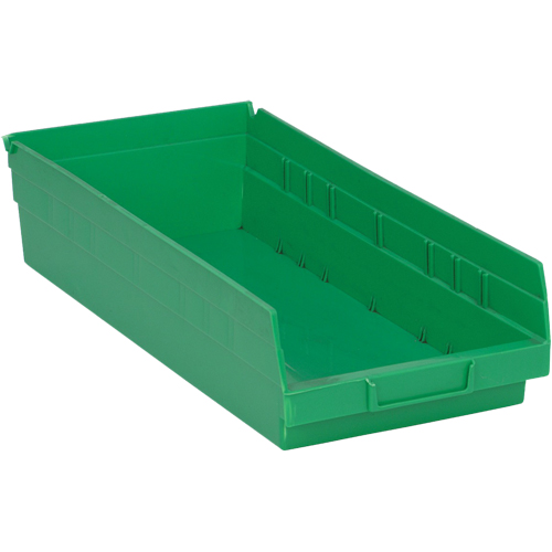 Bacs pour tablette, 8-1/8" la x 4" H x 17-7/8" p, Vert, Capacit&eacute; 40 lb Superchem Industries