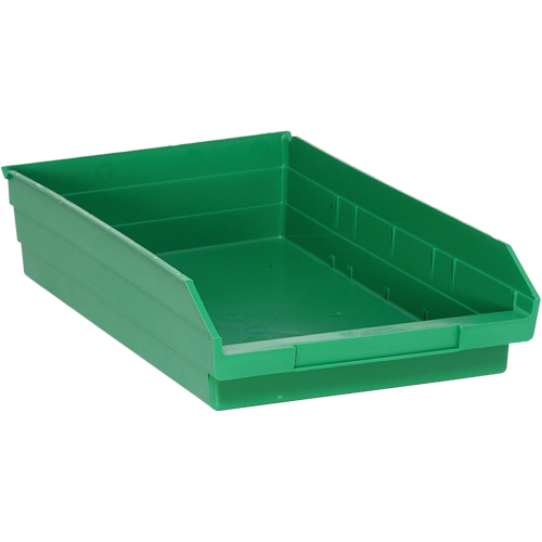 Bacs pour tablette, 11-1/8" la x 4" H x 17-7/8" p, Vert, Capacit&eacute; 40 lb Superchem Industries