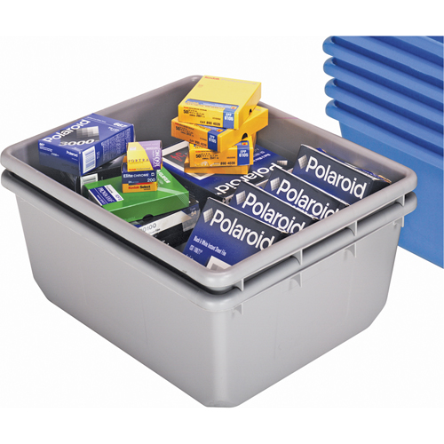 QuanTub Nesting Totes, 19" W x 24-1/2" D x 9.5" H, Grey Superchem Industries