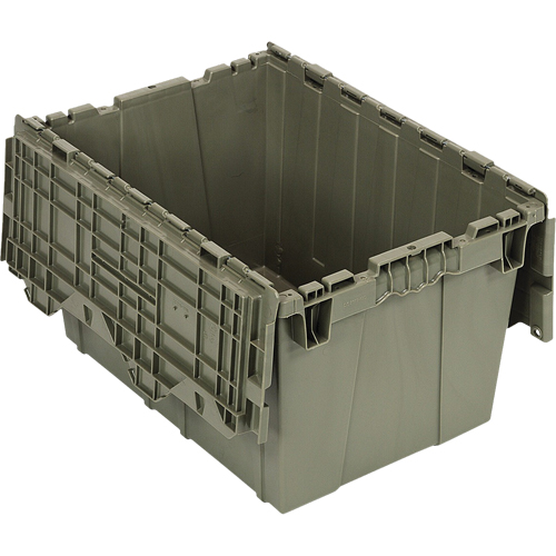 Attached Top Container, 12.75" x 19.25" x 15.25", Green Superchem Industries