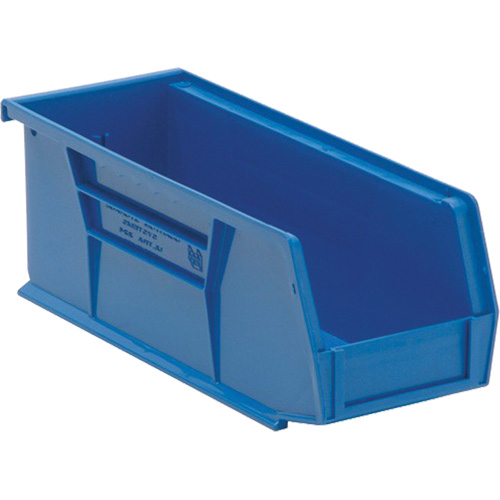 Bacs ultra empilable & suspendable, 4-1/8" la, 4" h x 10-7/8" p, Bleu Superchem Industries