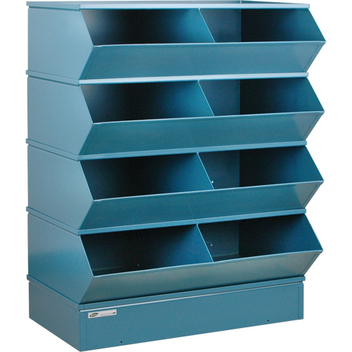 Pre-Engineered Sectional Systems, 5000 lbs. Cap., 37" W x 24" D x 44" H, Blue Superchem Industries