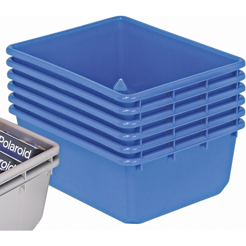 QuanTub Nesting Totes, 19" W x 24.5" D x 9.5" H, Blue Superchem Industries