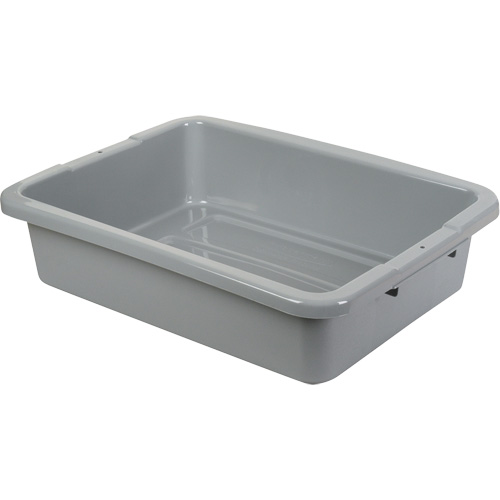 Boîtes utilitaires - Gris, 5" ha x 15" p x 20" lo, Plastique, Gris Superchem Industries