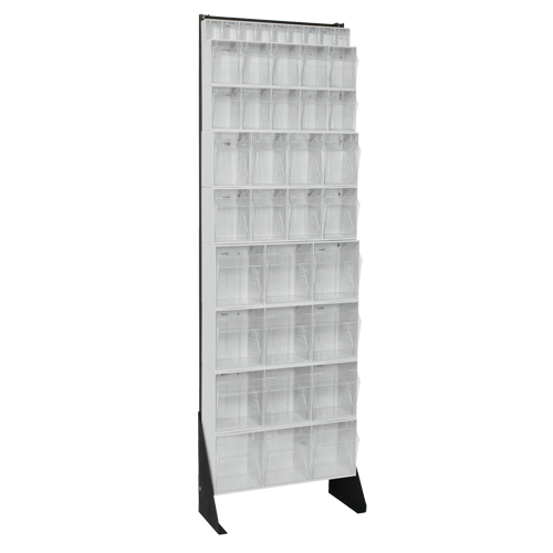 Support pour bacs basculants, 23-5/8" la x 8" p x 75" h, 36 tiroirs Superchem Industries