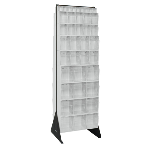 Tip-Out Bins Stand, 23-5/8" W x 16" D x 75" H, 72 Drawers Superchem Industries