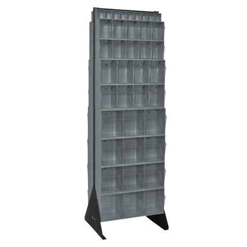 Support pour bacs basculants, 23-5/8" la x 16" p x 75" h, 72 tiroirs Superchem Industries