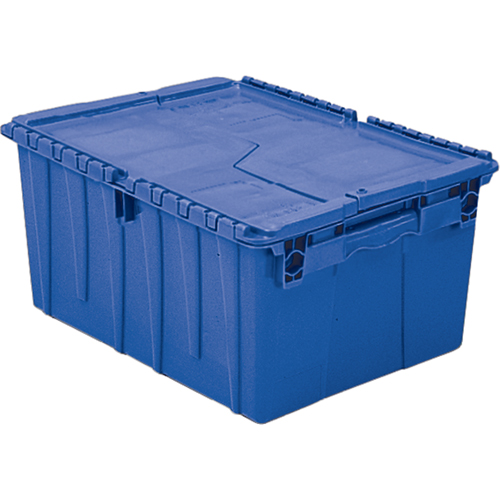 Contenants de distribution Flipak en plastique poly&eacute;thyl&egrave;ne (PE), 11,8" x 9,8" x 7,7", Bleu Superchem Industries