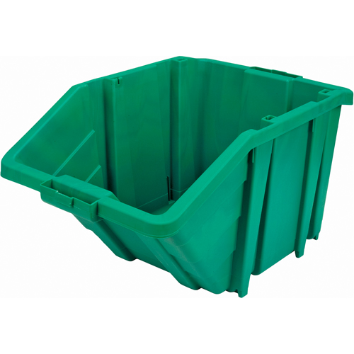 Bac g&eacute;ant en plastique, 15-1/2" la x 13" H x 25" p, Vert, Capacit&eacute; 200 lb Superchem Industries