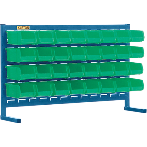 Rayonnage &agrave; persienne avec bacs, 32 bacs, 36" la x 8-1/4" p x 22" h Superchem Industries