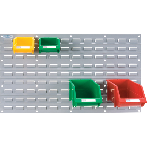 Panneau perfor&eacute; en m&eacute;tal pour bacs, 32 bacs, 36" la x 1/8" p x 19" h Superchem Industries
