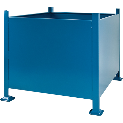 Bulk Stacking Containers, 30" H x 40.5" W x 48.5" D, 3500 lbs. Capacity Superchem Industries