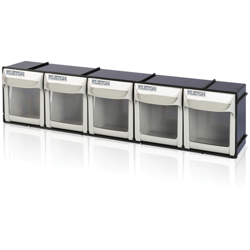 Heavy-Duty Tilt Bin, 23-1/2" W x 4" D x 5-7/8" H, 5 Drawers Superchem Industries
