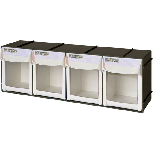 Heavy-Duty Tilt Bin, 23-1/2" W x 5-1/2" D x 7-7/8" H, 4 Drawers Superchem Industries