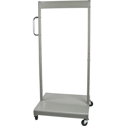 Mobile Tilt Bin Rack - Cart Only, Double-sided, 26-1/4" W x 22" D x 57-1/2" H Superchem Industries