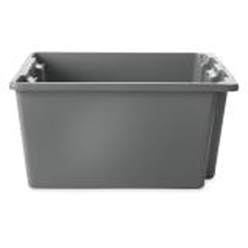 Caisse-palette empilable et emboîtable, 10" x 15,5" x 19,5", Gris Superchem Industries
