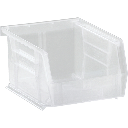 Clear-View Ultra Stack & Hang Bin, 4-1/8" W x 3" H x 5-3/8" D, Clear Superchem Industries