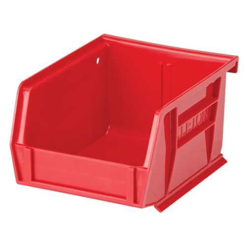 Stack & Hang Bin, 4-1/8" W x 3" H x 5-3/8" D, Red Superchem Industries