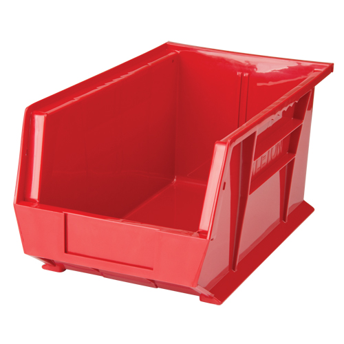 Bac empilable & &agrave; suspendre, 8-1/4" la, 7" h x 14-3/4" p, Rouge Superchem Industries
