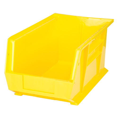 Stack & Hang Bin, 8-1/4" W x 7" H x 14-3/4" D, Yellow Superchem Industries