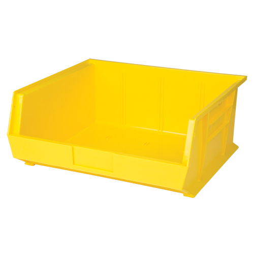 Bac empilable & &agrave; suspendre, 16-1/2" la, 7" h x 14-3/4" p, Jaune Superchem Industries