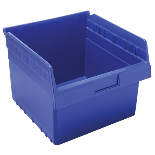 Bacs pour &eacute;tag&egrave;re Store-Max, 11-1/8" la x 8" H x 11-5/8" p, Bleu, Capacit&eacute; 44 lb Superchem Industries