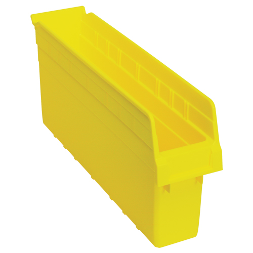 Bacs pour &eacute;tag&egrave;re Store-Max, 4-3/8" la x 8" H x 17-7/8" p, Jaune, Capacit&eacute; 56 lb Superchem Industries