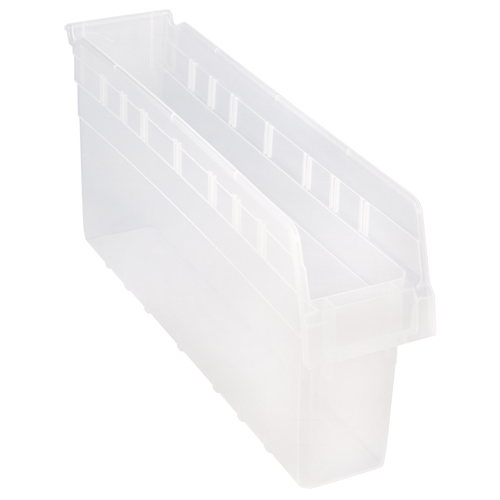 Bacs pour &eacute;tag&egrave;re Store-Max, 4-3/8" la x 8" H x 23-5/8" p, Transparent, Capacit&eacute; 68 lb Superchem Industries