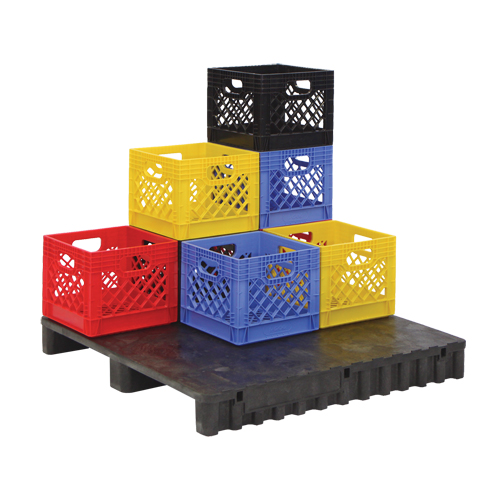 Caisse en plastique pour produits laitiers Superchem Industries