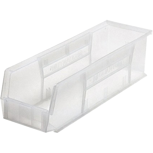 Bacs ultra empilable & suspendable, 17-7/8" la, 5" h x 5-1/2" p, Transparent Superchem Industries