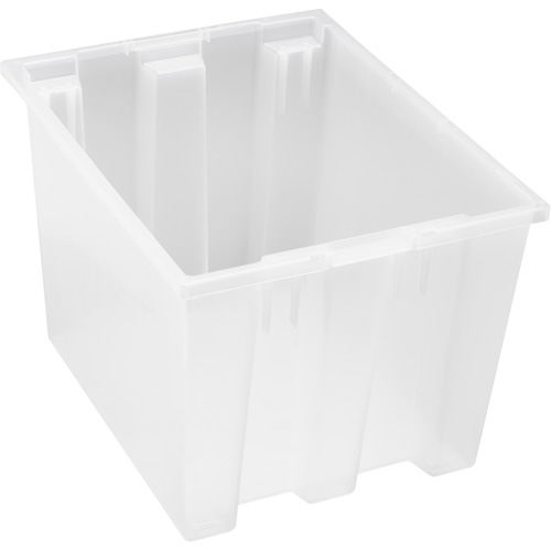 Contenant robuste Stack & Nest, 13" x 15,5" x 19,5", Transparent Superchem Industries
