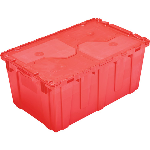 FP243C FliPak Nestable Tote, 26.9" x 16.9" x 12.1", Red Superchem Industries