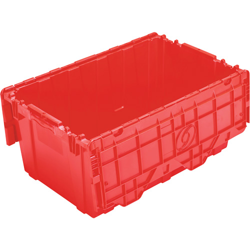 FP243C FliPak Nestable Tote, 26.9" x 16.9" x 12.1", Red Superchem Industries