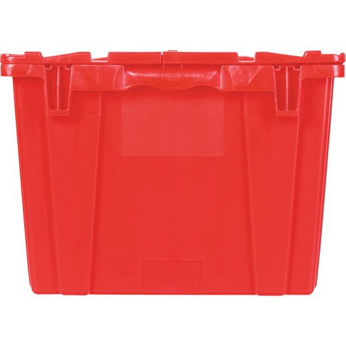 FP243C FliPak Nestable Tote, 26.9" x 16.9" x 12.1", Red Superchem Industries
