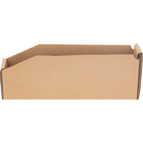 Deep Corrugated Parts Bins, 1-15/16" W x 11-1/4" D x 4-1/2" H, Beige Superchem Industries