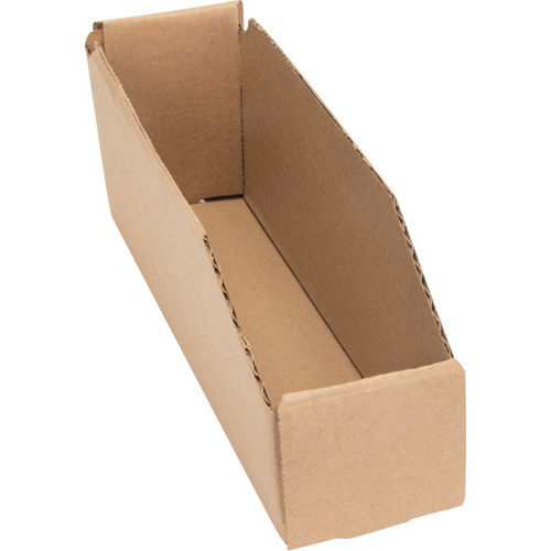 Boîtes profondes en carton ondul&eacute;, 2-7/8" la x 11-1/4" p x 4-1/2" h, Beige Superchem Industries